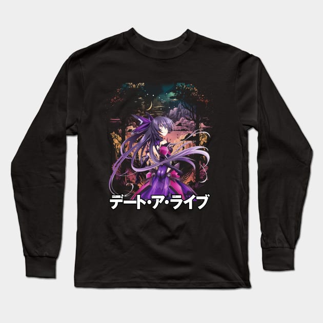 Graphic Tohka A Live Romance Manga Long Sleeve T-Shirt by Cierra Bauch